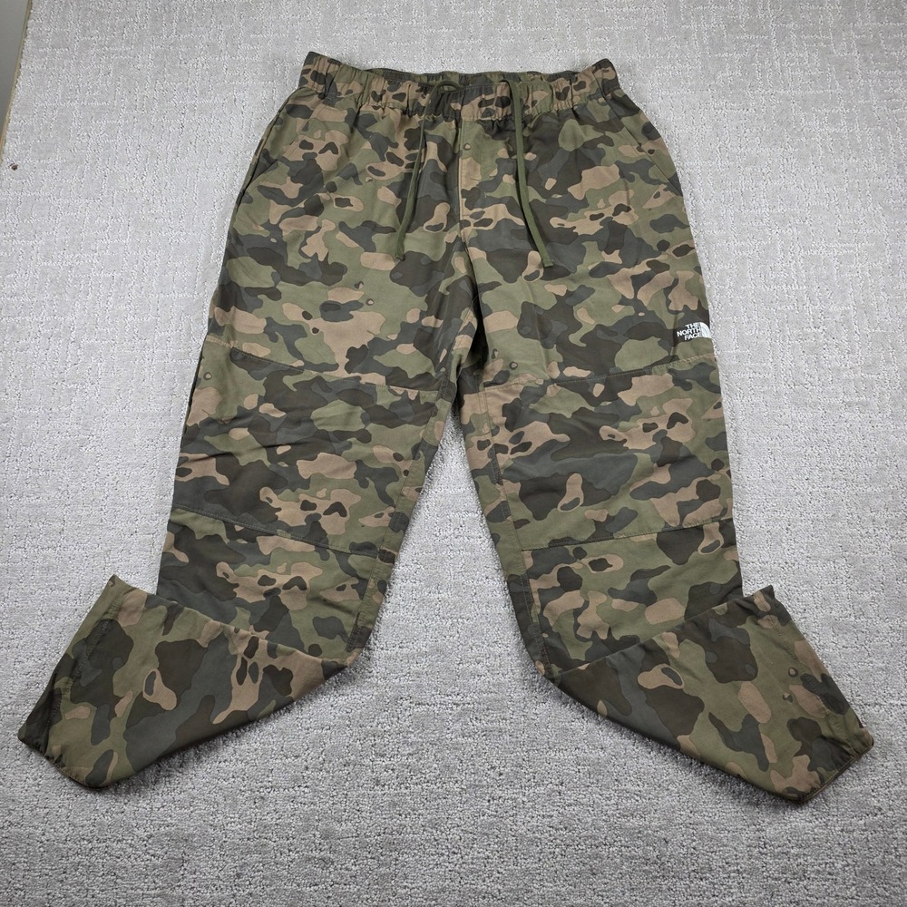 The North Face Mens Medium Class V Camo Joggers Green Camouflage Hiking Pants